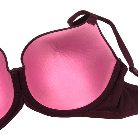Victoria's‎ Secret PINK Bra Molded Cup Underwire 36DD Unpadded Full Figure - Picture 7 of 8